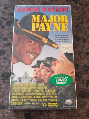 BRAND NEW Major Payne (VHS; 1995) Damon Wayans RARE Sealed OOP Watermarks - Image 1 of 4