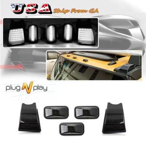 5PC LED Cab Light Smoke White Running Marker Roof Top For 03-09 Hummer H2/H2 SUT - Picture 1 of 11