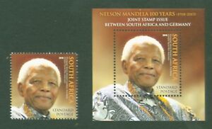 Südafrika 2018 - Nelson Mandela - Gemeinschaftsausgabe Joint-Issue - Block 160 ⁑