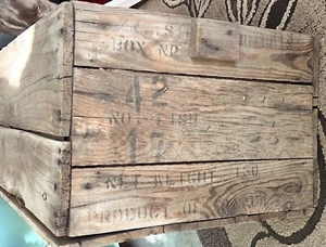 Vintage 1960’s Canadian Whisky/Scotch Canada Wood Shipping Crates 4 Crates - Picture 1 of 9
