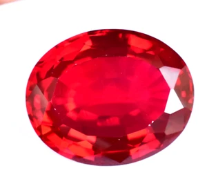Natural MOZAMBIQUE Blood Red Ruby 66.06 CT Certified Oval Cut Loose Gemstone - Picture 1 of 5