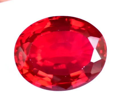 Natural MOZAMBIQUE Blood Red Ruby 66.06 CT Certified Oval Cut Loose Gemstone - Image 1 of 4
