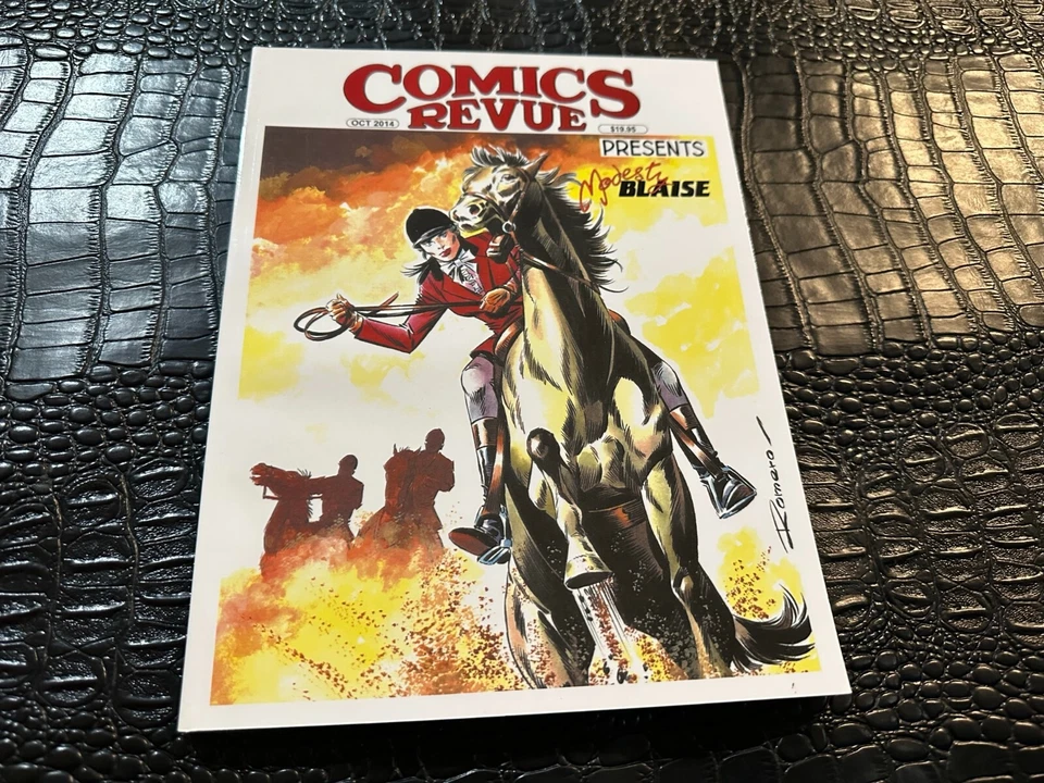 OCTOBER 2014 COMICS REVUE vintage magazine (UNREAD - NO LABEL ) MODESTY BLAISE - Image 1 of 1