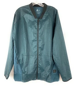 Reebok Mens Training Supply Bomber Jacket and Pants Set Blue Hills Size Large - Picture 1 of 4