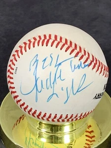 Judith Light & Danny Pintauro 'Who's The Boss?" Autograph  Baseball JSA & PSA - Picture 1 of 10