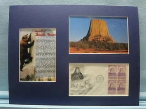 La Leyenda de la Torre del Diablo y el Primer Día Cubierta de su propio sello - Imagen 1 de 2