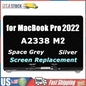 for MacBook Pro 13 A2338 M2 2022 Retina LCD Screen Replacement Assembly A++ - Picture 1 of 7
