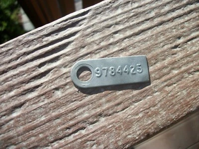 1964 Pontiac GTO Tempest Grand Prix Nice Original Muncie 4 Speed Tag 9784425 - Image 1 of 4