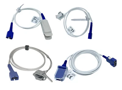 SPO2 Finger Sensor for Nellcor Oximax Neonatal Adult DS 100A DOC 10 Male DB9 FDA - Image 1 of 4