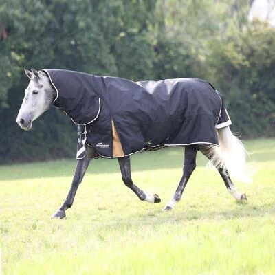 Shires Highlander Plus 200g Combo Turnout Rug - Black - Image 1 of 4