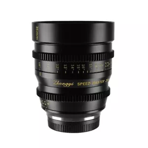 Zhongyi Cine Lens 35mm T1.0 for Panasonic for Olympus Micro M4/3 BMPCC MFT GH4 - Picture 1 of 11