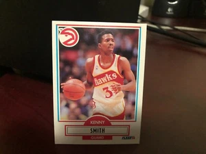 1990 Fleer NBA Basketball Kenny Smith Atlanta Hawks #4 - Picture 1 of 2