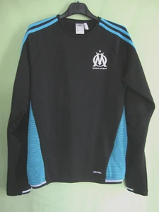 Sweat Adidas Vintage Olympique Marseille OM Climalite Blanc Jersey - XS - Picture 1 of 4