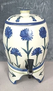 Louisville Gres Cerámica 3 piezas Flor de Maíz Enfriador de Agua Dispensador de Té Helado - Imagen 1 de 5