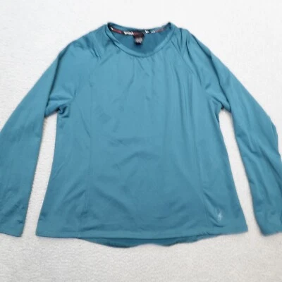 Camisa Spyder Active XXL Verde Forrada de Vellón Agujeros para los Pulgares Aire Libre Senderismo Caza Foto 1 de 4