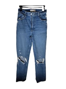 Abercrombie & Fitch 90's Straight Ultra Highrise Curve Love 26/2R Jeans - Picture 1 of 4