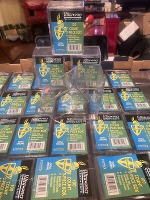 3-PACK Ultra Pro 100 Count 2-Piece Storage Trading Card Box Holder Case Sports - Image 1 of 4