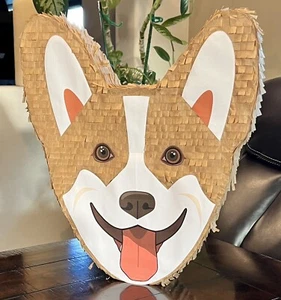 Pembroke walisischer Corgi brauner Hund | handgefertigte 17"" Piñata | Geburtstagsparty Pinata - Bild 1 von 5