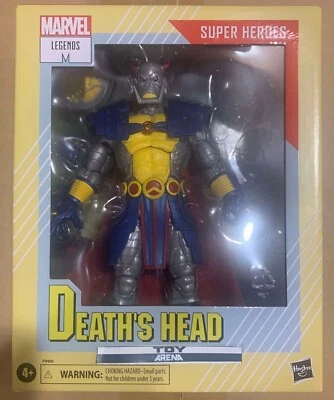 Figura de acción SDCC 2024 Marvel Legends Death's Head exclusiva EE. UU. EN MANO LISTA Foto 1 de 4