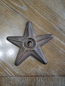 Estrella de Hierro Fundido Primitivo Granja De Colección Country Shabby Chic Decoración Pared Cp - Imagen 1 de 2