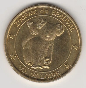 A 2012 TOKEN MEDAILLES ET PATRIMOINE -- 41 110 N°3 ZOO PARC BEAUVAL / KOALA  - Picture 1 of 2
