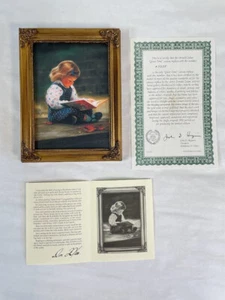Pemberton & Oakes 1992 "Quiet Time" Donald Zolan Canvas Replica Print - Picture 1 of 9