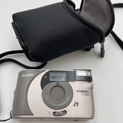 Kodak Advantix F350 Camera 6,4/24mm Ektanar Lens - Powers Up                 B11 - Image 1 of 4