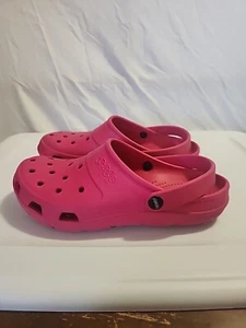 Crocs Men's and Women's Shoes Clogs, Slip On Water Shoes M8 W10 Pink Check Pic - Picture 1 of 5