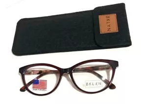 NUEVO ESTUCHE GAFAS BROOKLYN BKLYN JUNTO AL MAR BURGOÑA AUTÉNTICAS RX 53-16-140 - Imagen 1 de 5