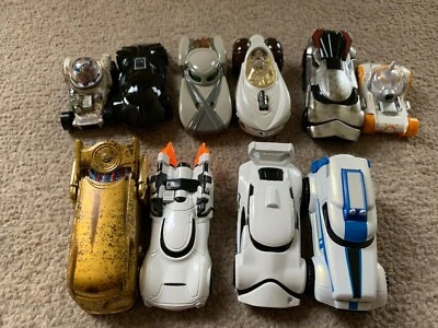 VGUC ***REAL*** DISNEY STAR WARS 10 X HOT WHEELS DIECAST VEHICLES - Image 1 of 4