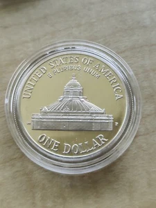 2000 P Library Of Congress Proof US Commemorative 90% Silver Dollar - Picture 1 of 2