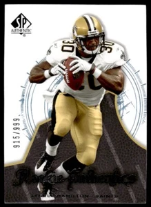 2008 SP Authentic Lynell Hamilton Rookie 915/999 New Orleans Saints #194 R15 - Picture 1 of 2