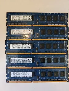 Lot of 5 KINGSTON 4GB 1Rx8 PC3L-12800U Memory Modules - Picture 1 of 1