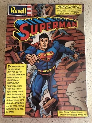 Revell DC Comics Superman Model Kit Factory Sealed New Retro Classic 85-3635 - Image 1 of 4