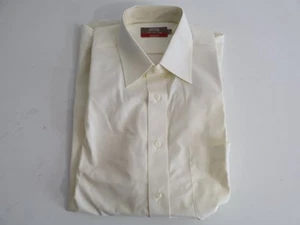 NEW Marks & Spencer Cream Men's Easycare Formal Shirt 16 41 Longsleeve - Imagen 1 de 7
