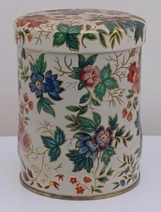 CILINDRO DECORATIVO CHINTZ FLORAL HECHO EN INGLATERRA DE COLECCIÓN DISEÑADO POR - Imagen 1 de 6