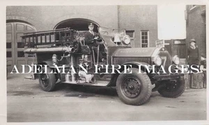 Feuerwehrapparat Foto, Somerville MA Motor 7 1921 Seagrave 4188-SP729 - Bild 1 von 1