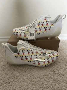 Adidas Adizero Disney 100 Mickey Mouse Football Cleats IG9724 Mens Size 12 NWT - Picture 1 of 9