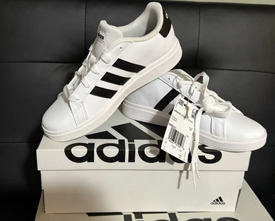 Adidas Kids Grand Court 2.0 K Gw 6511 белый / черный подлинный (размер 1 детский) новый - Изображение 1 из 4