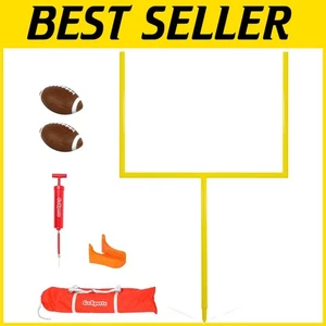 Palo porta campo calcio cortile 6 piedi con maglietta calcio e 2 palline gonfiabili - Foto 1 di 8