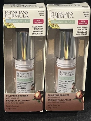 Lot Of 2 - Physicians Formula Sculpting Bronzer, Mocha, Organic Wear - Image 1 of 4