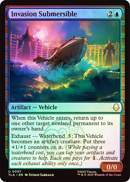 MTG FOIL Invasion Submersible  - Avatar: The Last Airbender #057 - Image 1 of 1