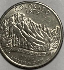 2006 P Colorado Statehood Viertel zirkuliert - Bild 1 von 3