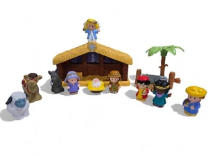 Fisher Price Little People Nativity Set 1st Christmas 12 Pieces Baby Jesus Angel - Picture 1 of 13
