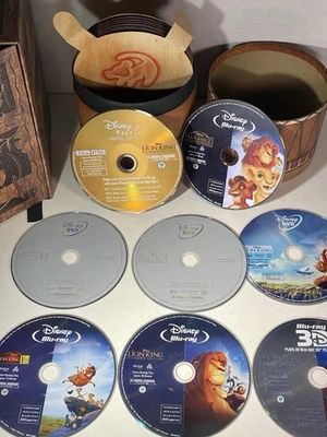 The Lion King Trilogy Eight-Disc Combo Blu-ray 3D / Blu-ray / DVD Box Set - Image 1 of 4