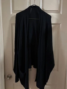 Universal Thread Strickjacke vorne offen Größe 3X schwarz - Bild 1 von 2