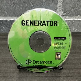 Sega Dreamcast Generator Vol 2 (Dreamcast, 2000) Disc Only
