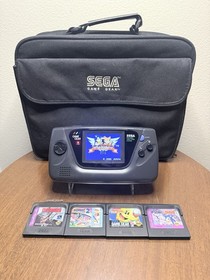 Recapped SEGA Game Gear W/ New IPS Screen, Games & Case
