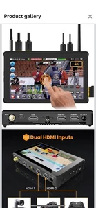 TARION Video Mixer Switcher for Streaming: 4-in-1 5.5 Touch Screen HDMI Input - Picture 1 of 5