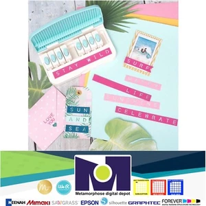 Tablero perforador de palabras We R Memory Keepers 661599 de American Crafts - Imagen 1 de 12